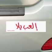 Arabische Bumpersticker (Op auto)
