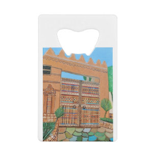 Arabische deur creditkaart flessenopener