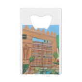 Arabische deur creditkaart flessenopener (Achterkant)
