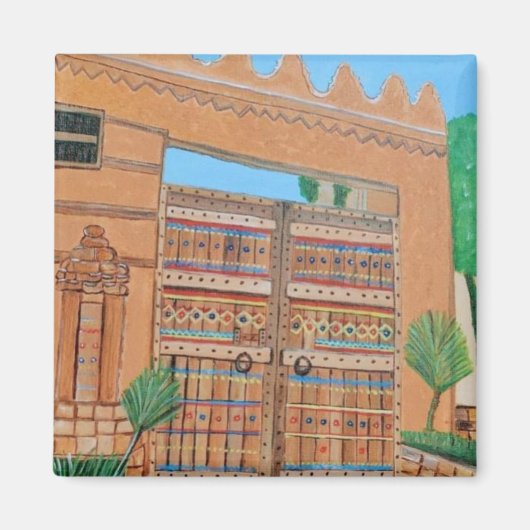 Arabische deur magneet (Voorkant)