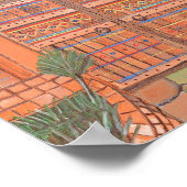 Arabische deur poster (Hoek)