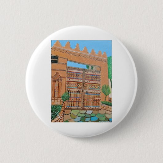 Arabische deur ronde button 5,7 cm (Voorkant)