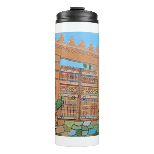 Arabische deur thermosbeker (Voorkant)
