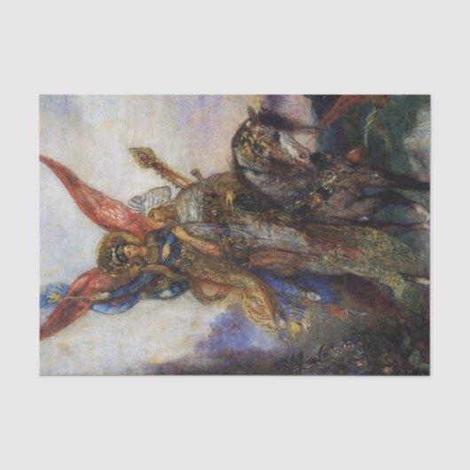 “Arabische dichter” Engel Kunst van Gustave Moreau Tissuepapier (Voorkant)