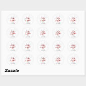 Arabische Eid Mubarak Moskee Ronde Sticker (Vel)