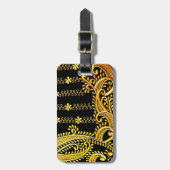 Arabische Embroidery Bagagelabel (Voorkant verticaal)