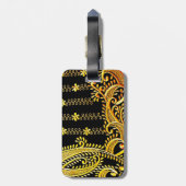 Arabische Embroidery Bagagelabel (Achterkant verticaal)