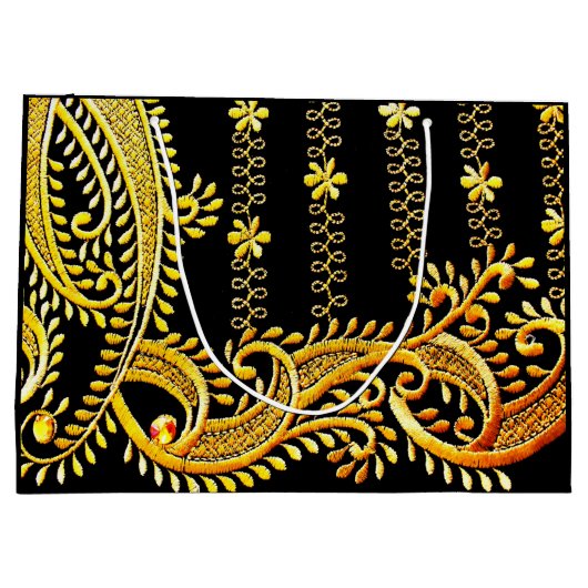 Arabische Embroidery Groot Cadeauzakje (Achterkant)