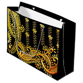 Arabische Embroidery Groot Cadeauzakje (Voorkant Gekanteld)