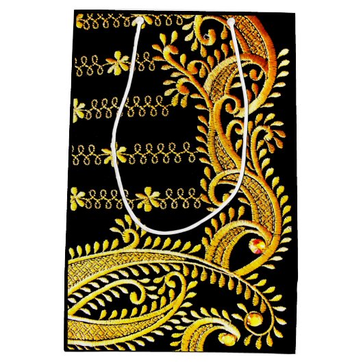 Arabische Embroidery Medium Cadeauzakje (Achterkant)