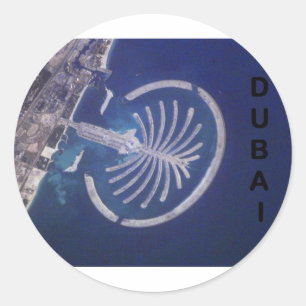 Arabische Emiraten Dubai Palm-Island Resort (St.K. Ronde Sticker