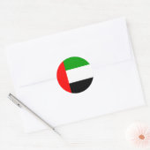 Arabische Emiraten Hoge kwaliteit vlag Ronde Sticker (Envelop)
