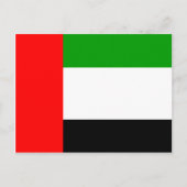 Arabische Emiraten Vlag van hoge kwaliteit Briefkaart (Voorkant)