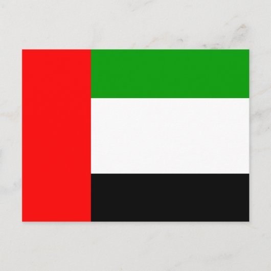 Arabische Emiraten Vlag van hoge kwaliteit Briefkaart (Voorkant)