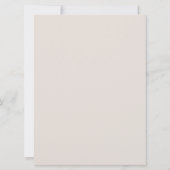 Arabische en Engelse moderne foto Elegant Kaart (Achterkant)