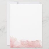 Arabische en Engelse rode bruiloft Kaart uitnodigi (Achterkant)