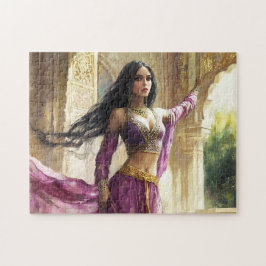 Arabische Fantasie Prinses Kunst Betoverd Paleis Legpuzzel