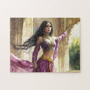Arabische Fantasie Prinses Kunst Betoverd Paleis Legpuzzel