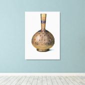 Arabische fles, bord IX van een eind 19e eeuw alb Canvas Afdruk (Insitu (Houten vloer))