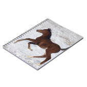 Arabische Foal in de sneeuw Notitieboek (Linkerzijde)