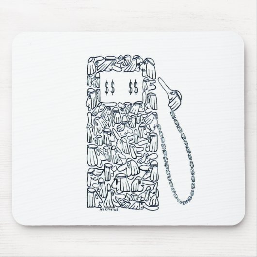 Arabische gaspomp muismat (Voorkant)