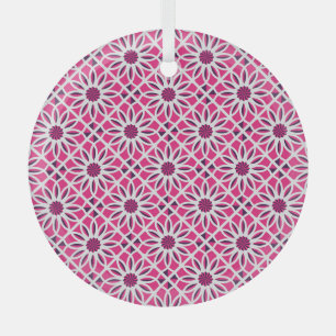Arabische geometrische ornament: naadloze textuur. glas ornament