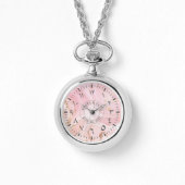 Arabische halsketting horloge voor haar (Voorkant)