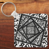 Arabische Kalligrafie 3d Sleutelhanger (Voorkant)