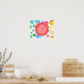 Arabische Kalligrafie kind kamer Kalima Poster (Keuken)