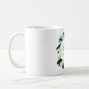Arabische kalligrafie "Sabr" Geduld - Florale Lotu Koffiemok