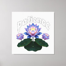 Arabische kalligrafie Sabr Geduld - Zen Lotus Bloe