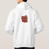 Arabische kalligrafiekunst hoodie (Achterkant)