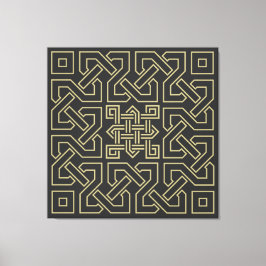 Arabische kalligrafielensymbool islamische versier canvas afdruk