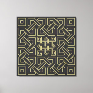 Arabische kalligrafielensymbool islamische versier canvas afdruk