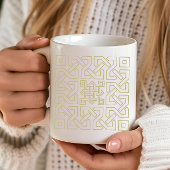 Arabische kalligrafielensymbool islamische versier koffiemok