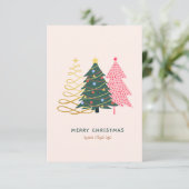 Arabische kerstkaart bedankkaart (Staand voorkant)