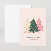 Arabische kerstkaart bedankkaart (Voorkant / Achterkant)