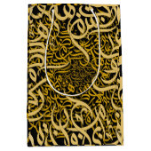 Arabische letters goud medium cadeauzakje (Voorkant)