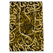 Arabische letters goud medium cadeauzakje (Achterkant)