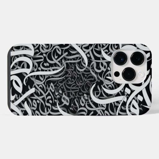 Arabische letters iPhone hoesje (Achterkant horizontaal)