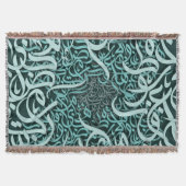 Arabische letters tiffany deken (Voorkant)