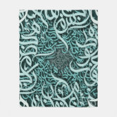 Arabische letters tiffany fleece deken (Voorkant)