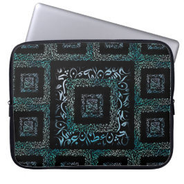 Arabische Letters vierkant Laptop Sleeve