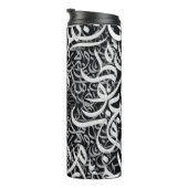 Arabische letters zwart en wit thermosbeker (Geroteerd rechts)