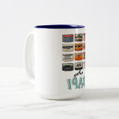 Arabische liederen Abdel Halim Umm Kulthum, Fairuz Tweekleurige Koffiemok (Voorkant links)