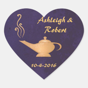 Arabische Magic Lamp Wedding Stickers