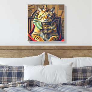 ARABISCHE MAU-FARAO CANVAS AFDRUK