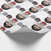 Arabische moslimvector cadeaupapier (Hoek)