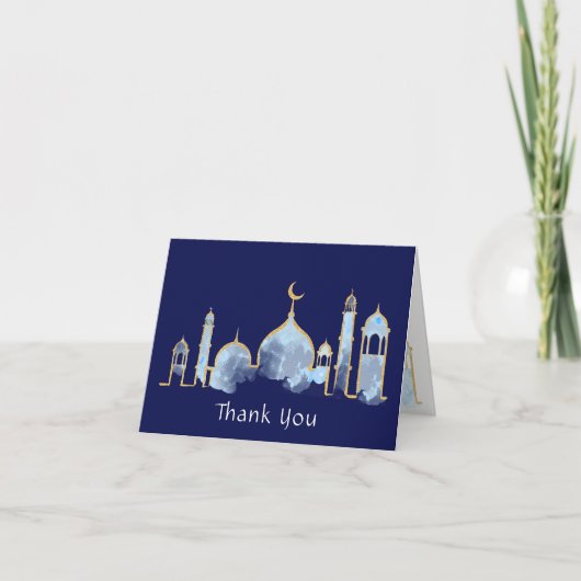Arabische Nacht Dankkaarten Bedankkaart (Voorkant)