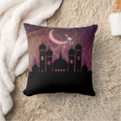 Arabische Nacht Marokkaans Paars-roze Midden-Ooste Kussen (Deken)